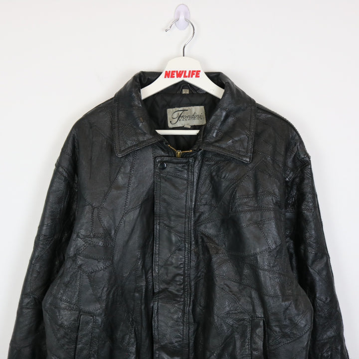 Vintage 90's Fondini Fashions Leather Jacket - L-NEWLIFE Clothing