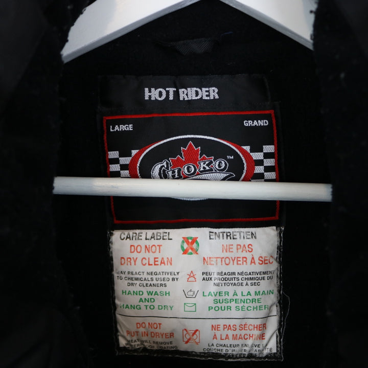 Vintage 90's Choko Racing Puffer Jacket - L-NEWLIFE Clothing