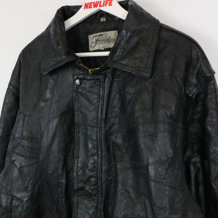 Vintage 90's Fondini Fashions Leather Jacket - L-NEWLIFE Clothing