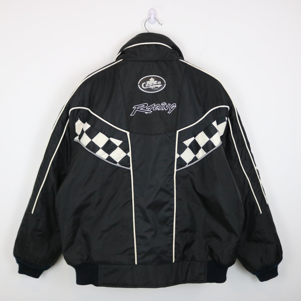 Vintage 90's Choko Racing Puffer Jacket - L-NEWLIFE Clothing