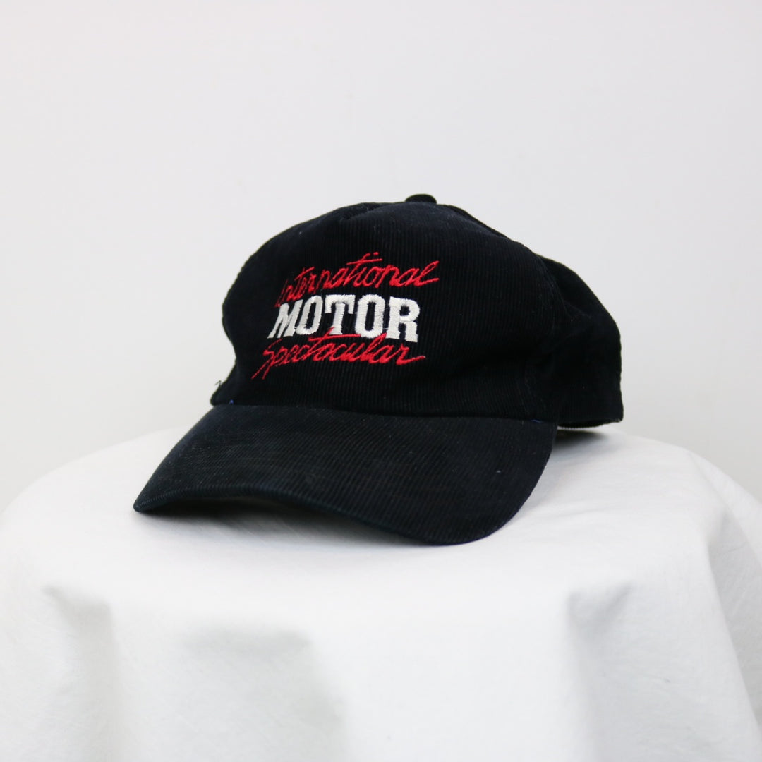 Vintage 90's International Motor Spectacular Corudroy Hat - OS-NEWLIFE Clothing