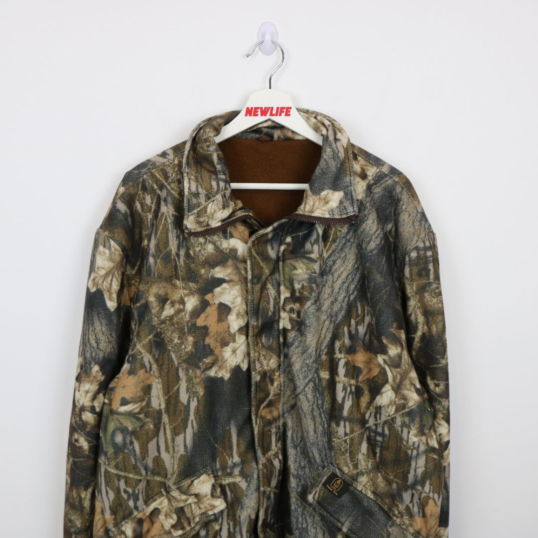 Vintage Real Tree Camo Fleece Jacket - L-NEWLIFE Clothing