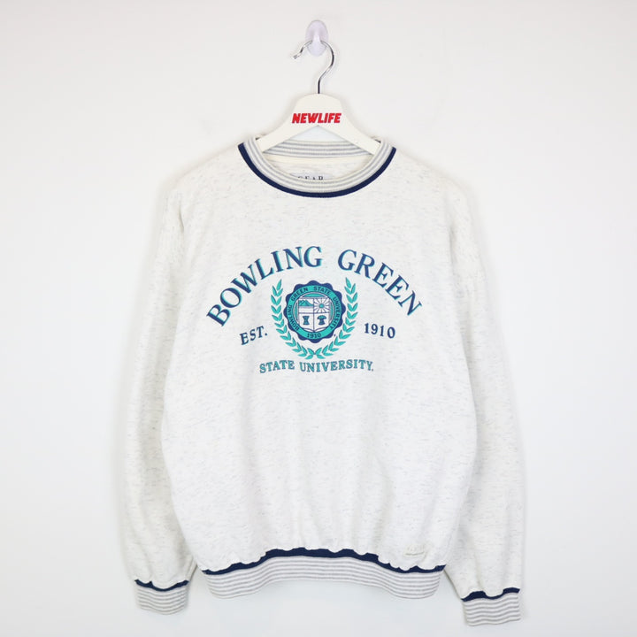 Vintage 90's Bowling Green State University Crewneck - M-NEWLIFE Clothing
