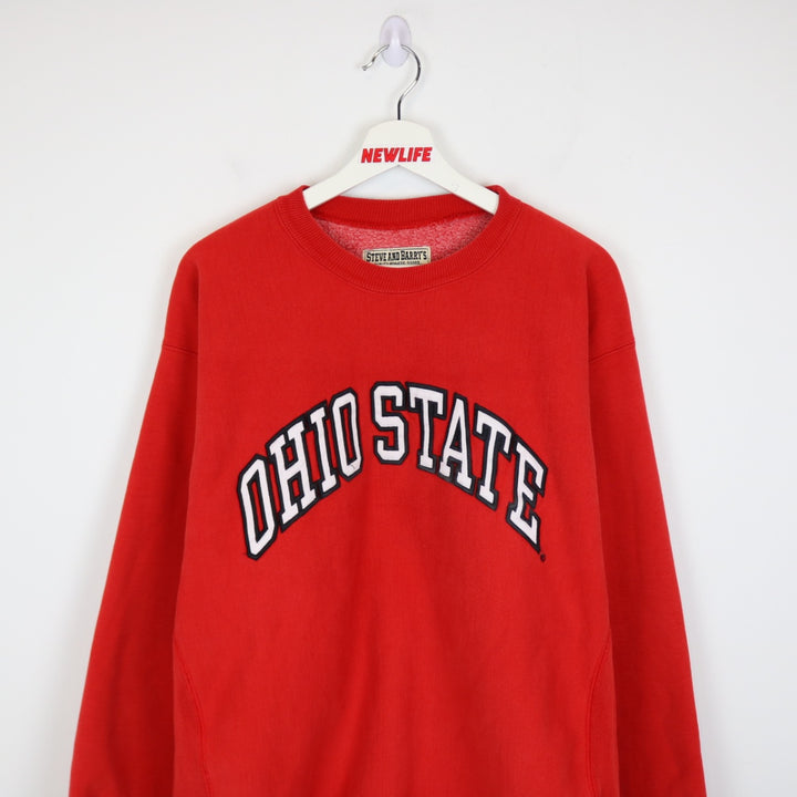 Vintage 90's Ohio State University Buckeyes Crewneck- L-NEWLIFE Clothing