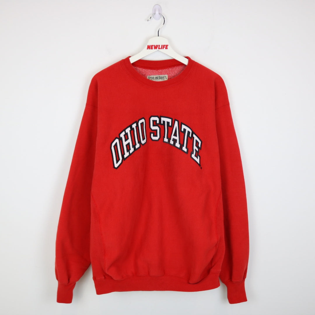 Vintage 90's Ohio State University Buckeyes Crewneck- L-NEWLIFE Clothing