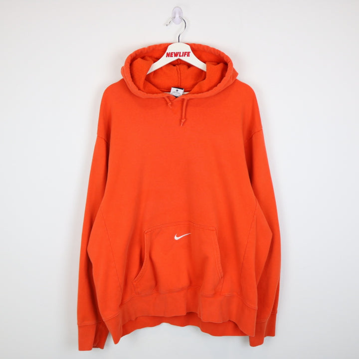 Y2K Nike Center Pocket Swoosh Hoodie - XXL-NEWLIFE Clothing