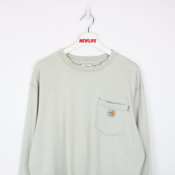 Carhartt FR Long Sleeve Work Tee - XL-NEWLIFE Clothing