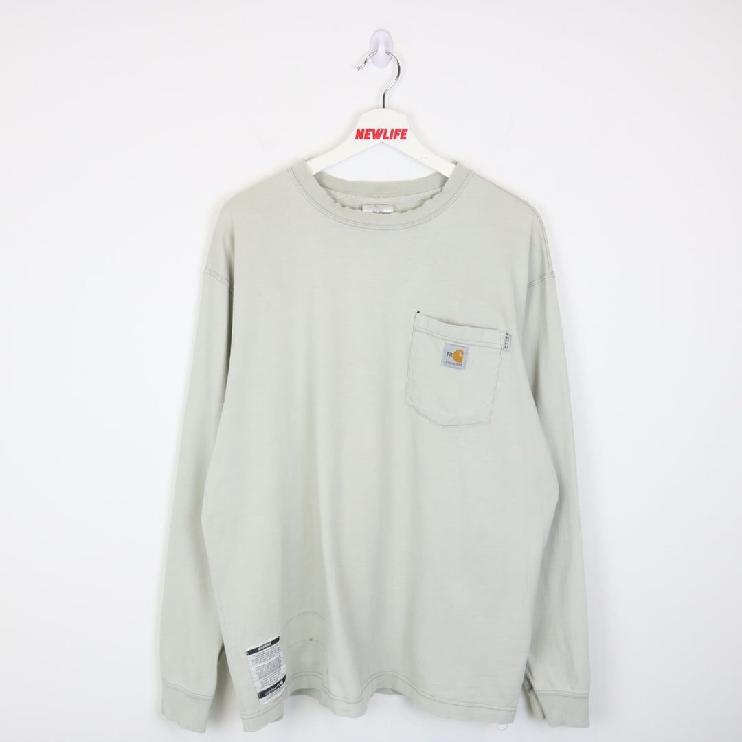 Carhartt FR Long Sleeve Work Tee - XL-NEWLIFE Clothing