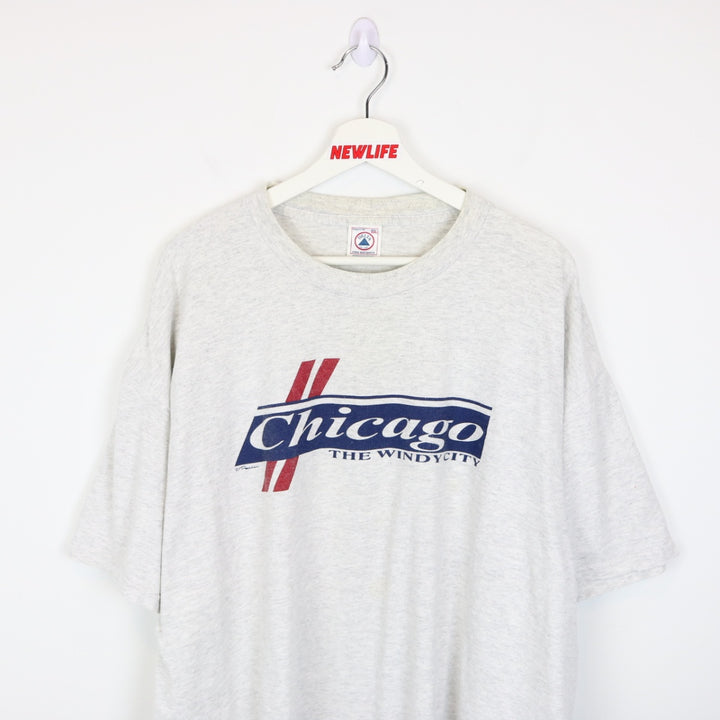 Vintage 90's Chicago Windy City Tee - XXL-NEWLIFE Clothing