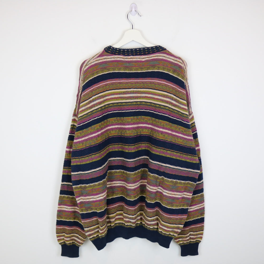 Vintage 90's Tosani Textured Knit Sweater - XXL/3XL-NEWLIFE Clothing