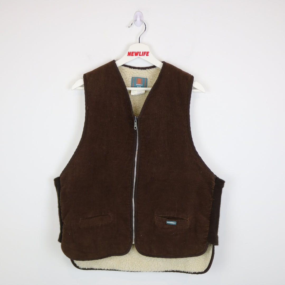 Vintage 1997 Hammill Sherpa Lined Corduroy Vest - M-NEWLIFE Clothing
