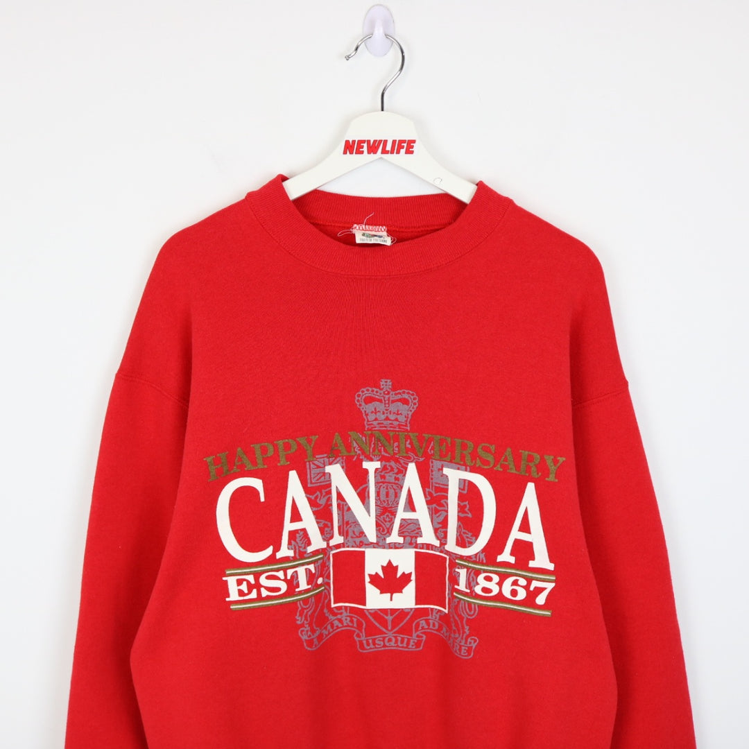 Vintage 1992 Canada Crewneck - M-NEWLIFE Clothing