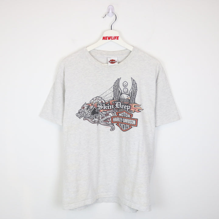 Vintage 2009 Harley Davidson Wenatchee Washington Tee - L-NEWLIFE Clothing