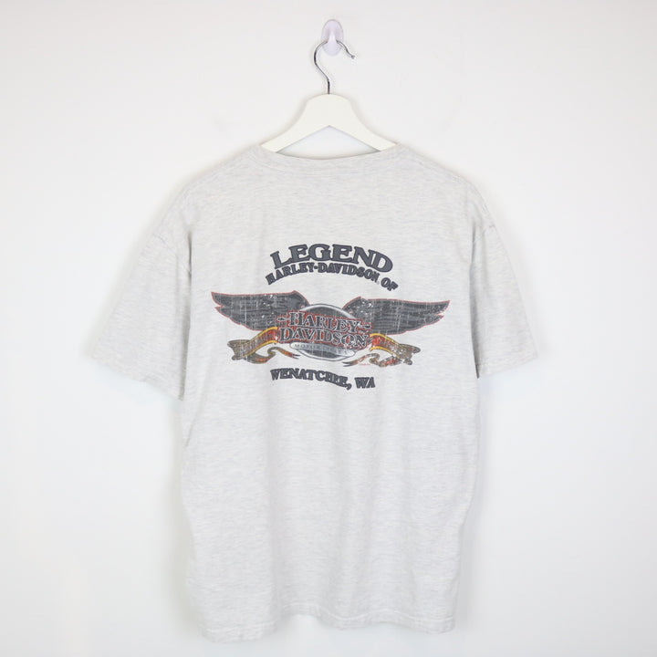 Vintage 2009 Harley Davidson Wenatchee Washington Tee - L-NEWLIFE Clothing