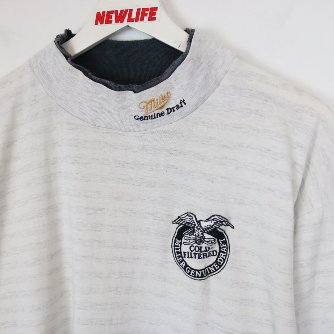 Vintage 90's Miller Genuine Draft Beer Long Sleeve Tee - L-NEWLIFE Clothing