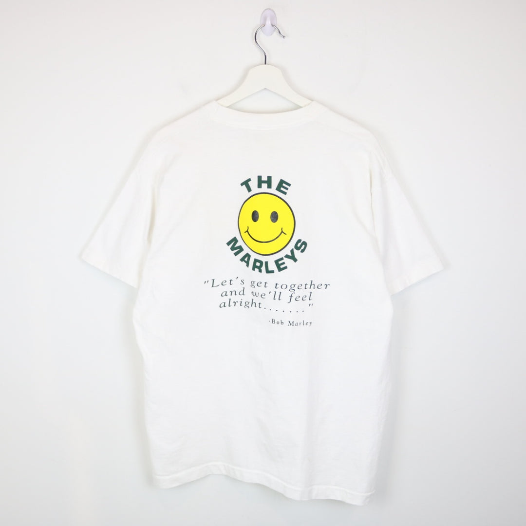 Vintage 1995 AHAVA Bob Marley Tee - XL-NEWLIFE Clothing