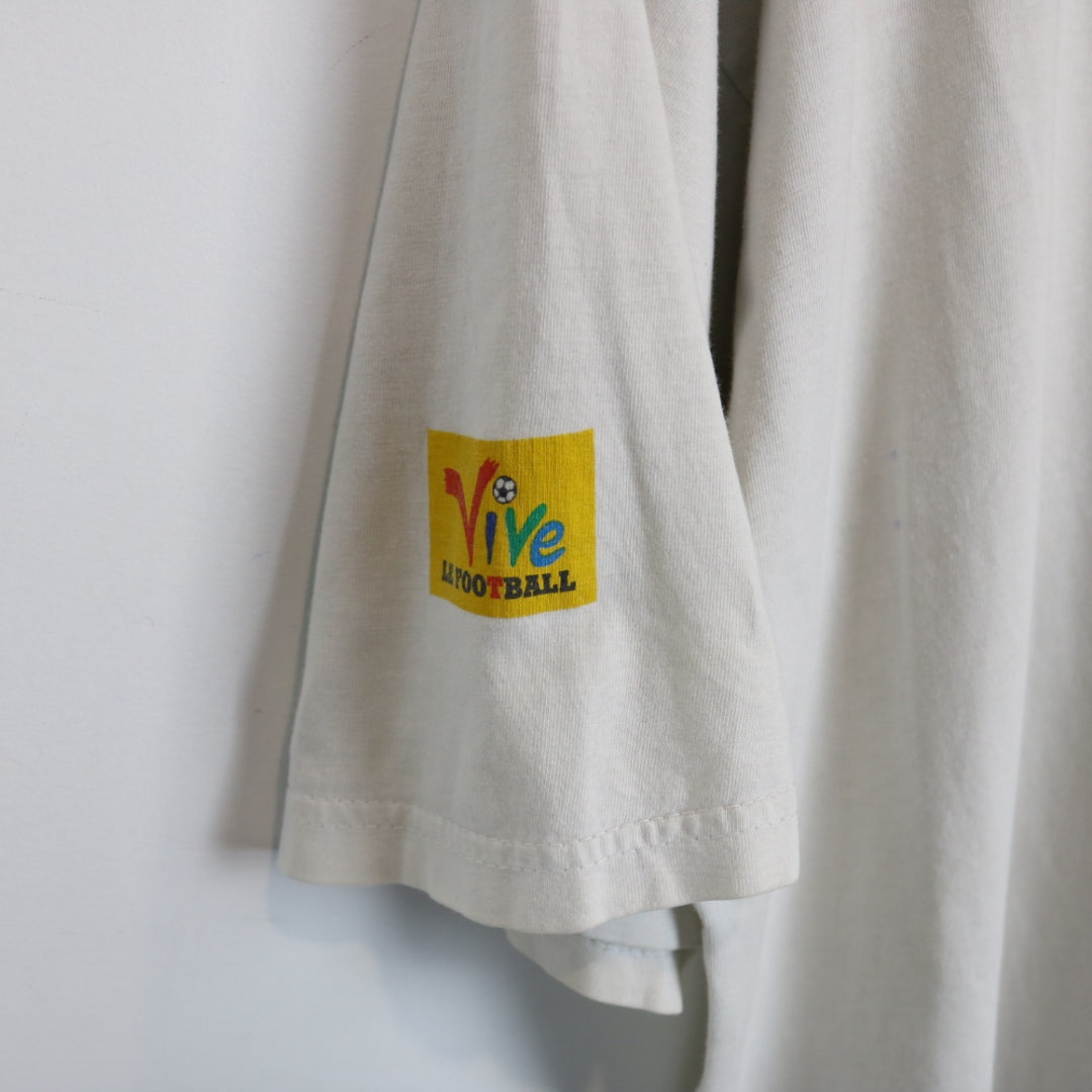 Vintage 90's Vive Le Football Tennents Lager Beer Tee - XL-NEWLIFE Clothing
