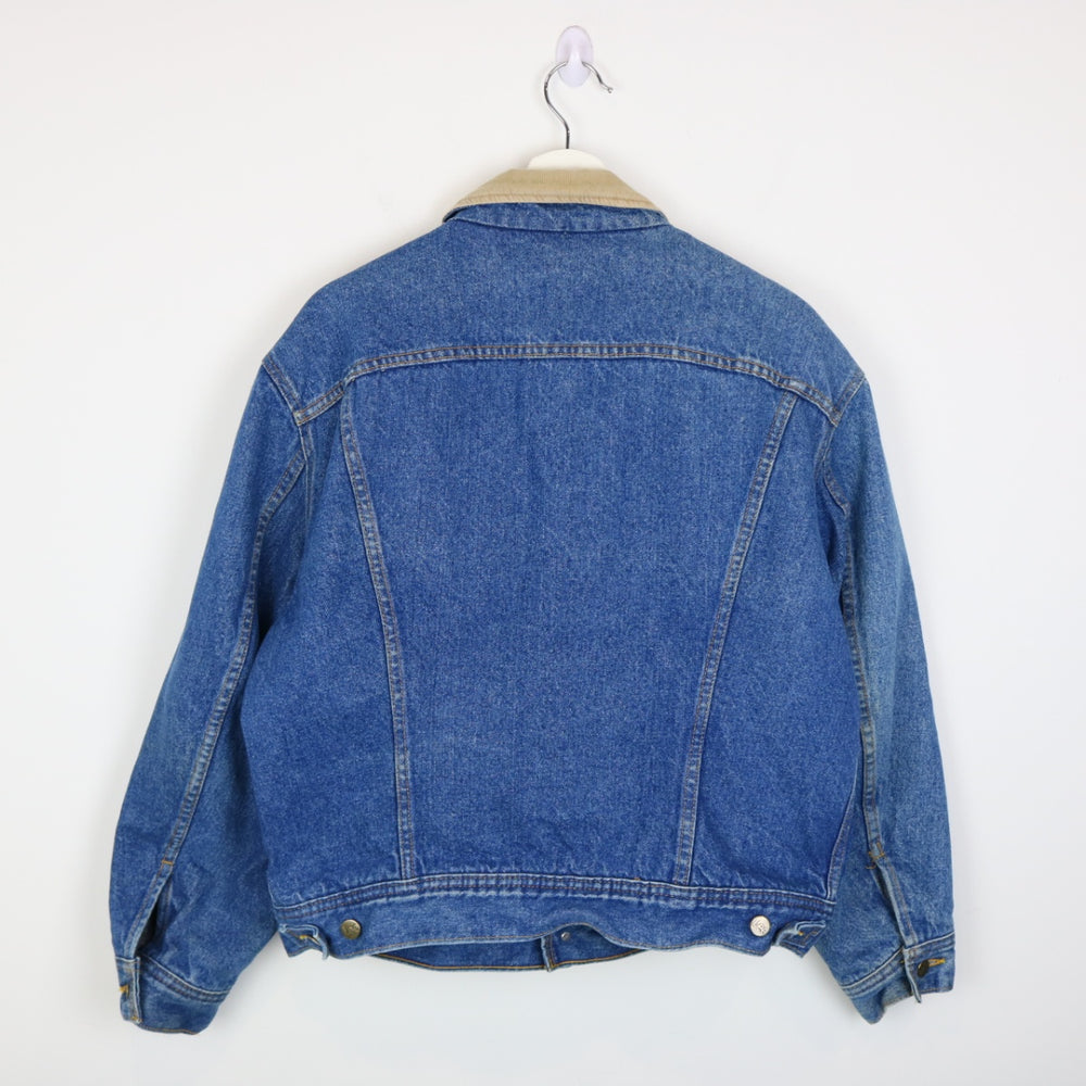 Vintage 90's Lee Storm Rider Blanket Lined Denim Jacket - M-NEWLIFE Clothing