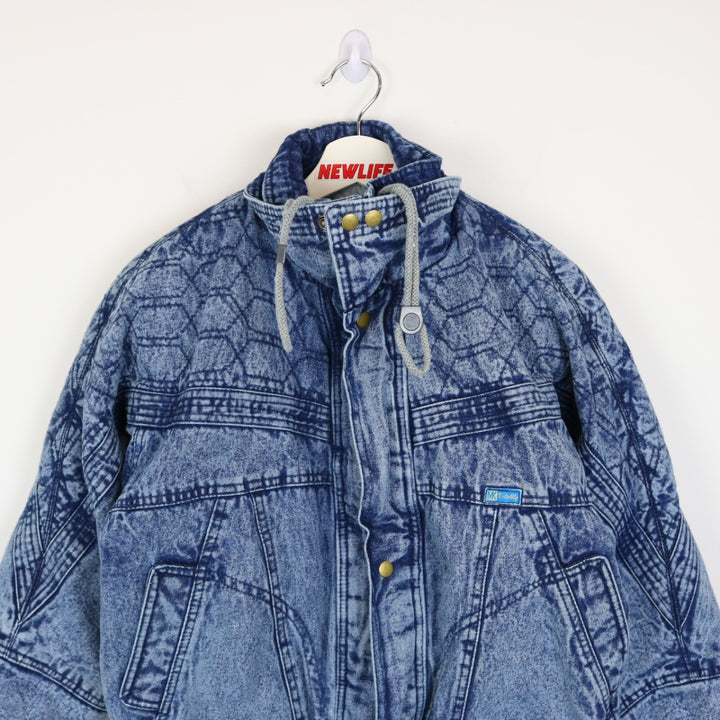 Vintage 80's Sherpa lined Denim Jacket - S-NEWLIFE Clothing