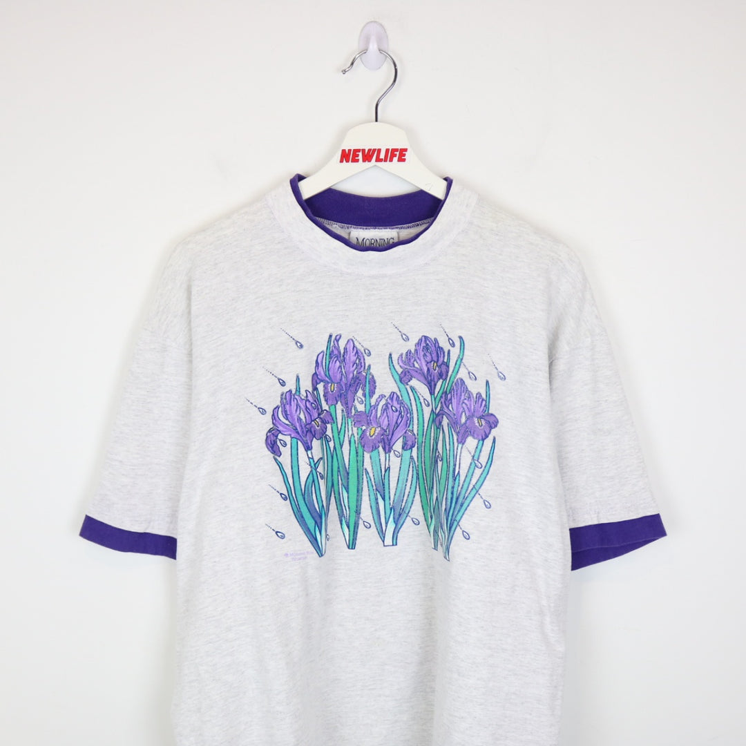 Vintage 90's Flower Nature Tee - XL-NEWLIFE Clothing