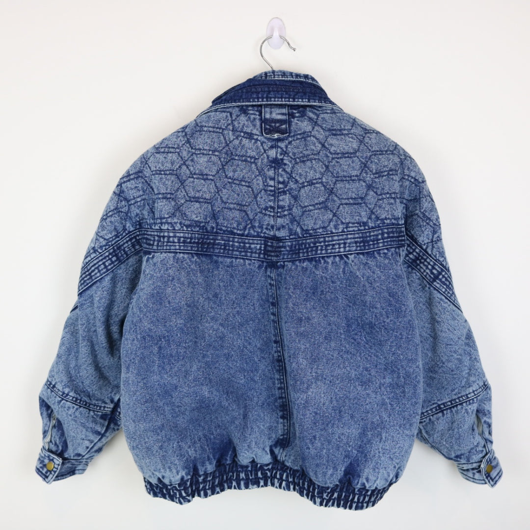 Vintage 80's Sherpa lined Denim Jacket - S-NEWLIFE Clothing