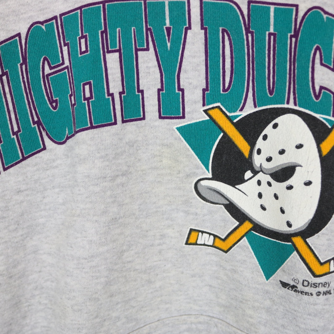 Vintage 1993 Anaheim Mighty Ducks NHL Hoodie - XS/S-NEWLIFE Clothing