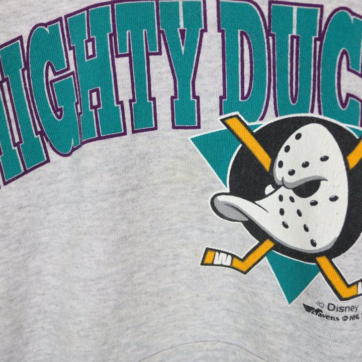 Vintage 1993 Anaheim Mighty Ducks NHL Hoodie - XS/S-NEWLIFE Clothing