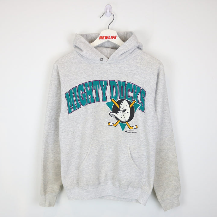 Vintage 1993 Anaheim Mighty Ducks NHL Hoodie - XS/S-NEWLIFE Clothing