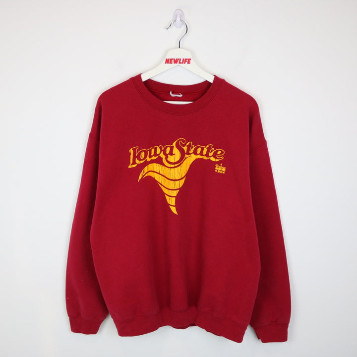 Vintage 90's Iowa State University Crewneck - L-NEWLIFE Clothing