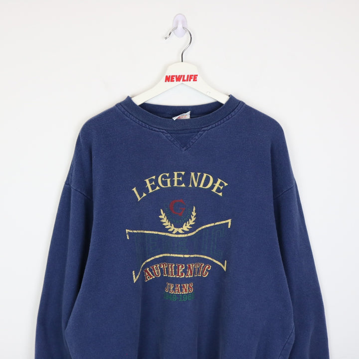 Vintage 90's Legendary Jeans Genetic Crewneck - XL-NEWLIFE Clothing