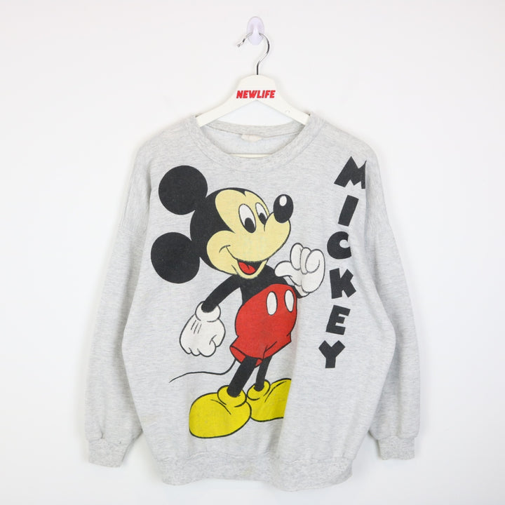 Vintage 80's Disney Mickey Mouse Crewneck - M-NEWLIFE Clothing