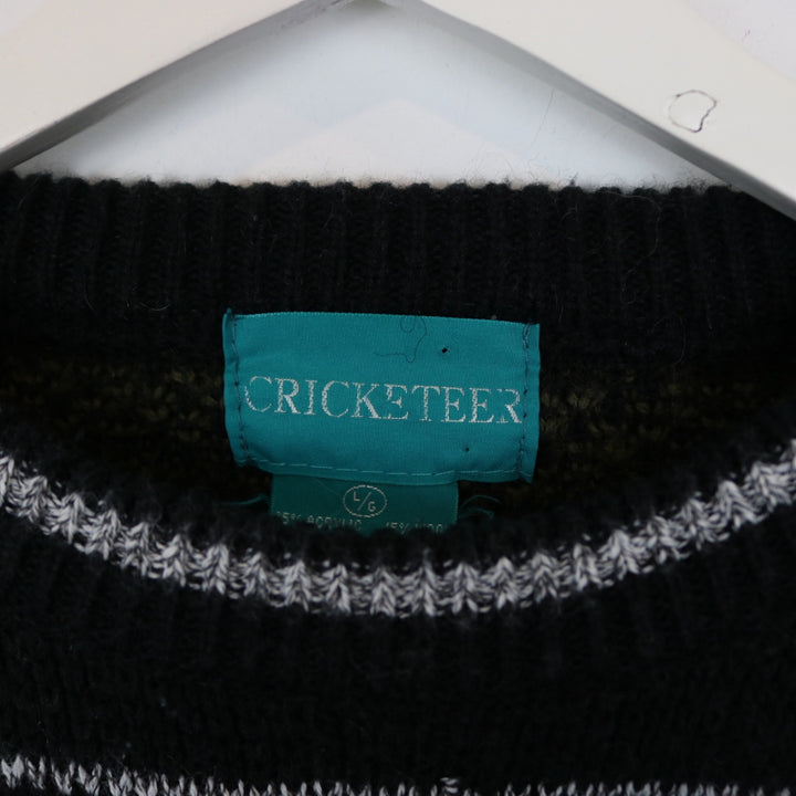 Vintage 80's Cricketeer Striped Knit Swater - M-NEWLIFE Clothing
