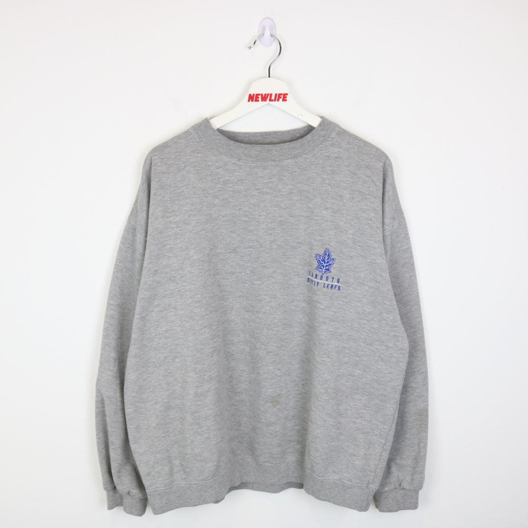 Vintage 90's Toronto Maple Leafs Crewneck - L-NEWLIFE Clothing