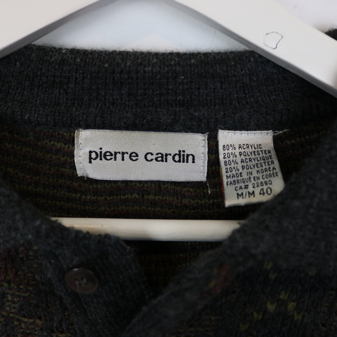 Vintage 90's Pierre Cardin Collared Knit Sweater - M-NEWLIFE Clothing