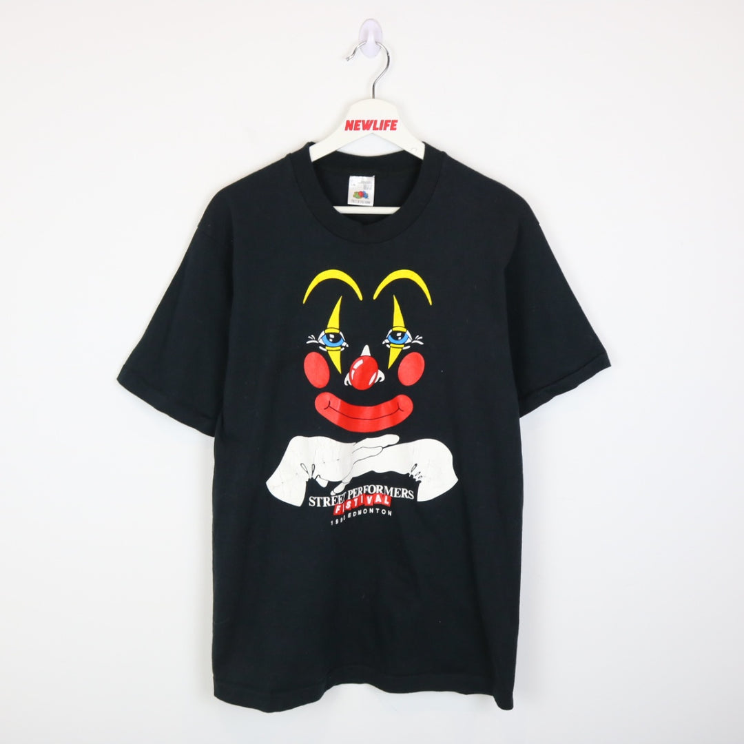 Vintage 1990 Street Performers Festival Tee - M-NEWLIFE Clothing