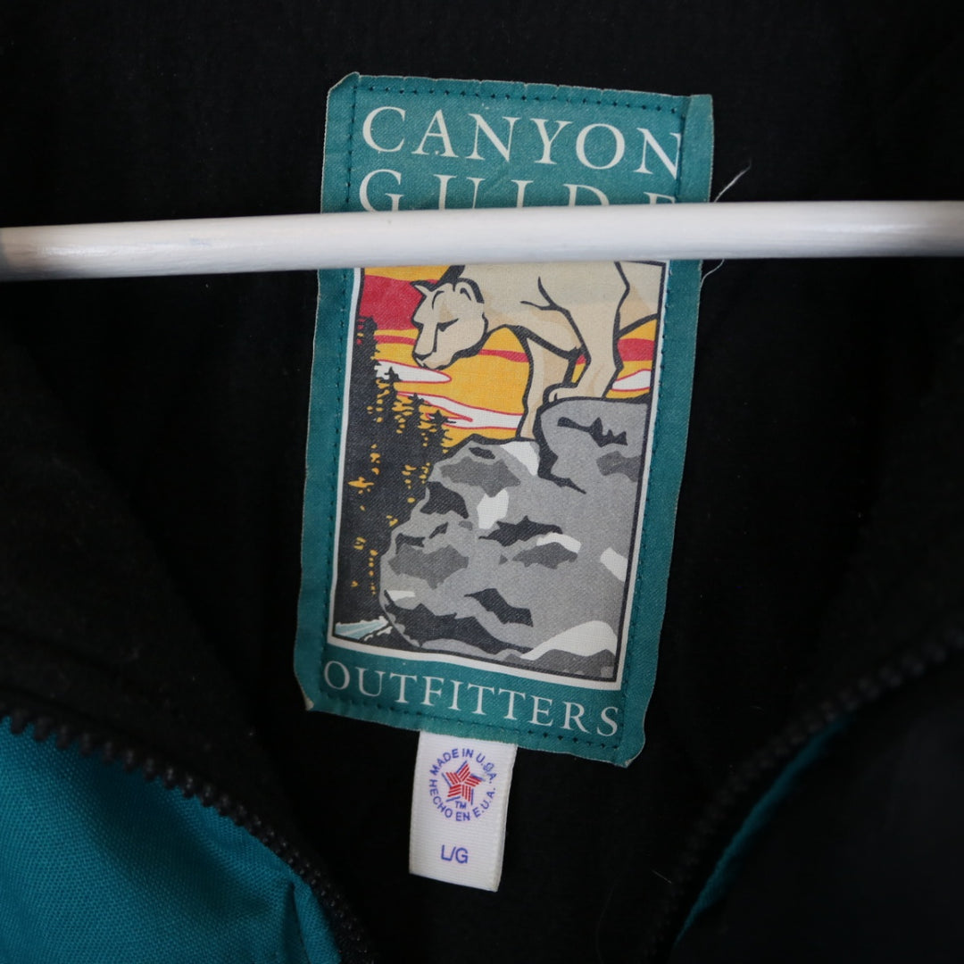 Vintage 90's Canyon Guide Aztec Puffer Jacket - L-NEWLIFE Clothing
