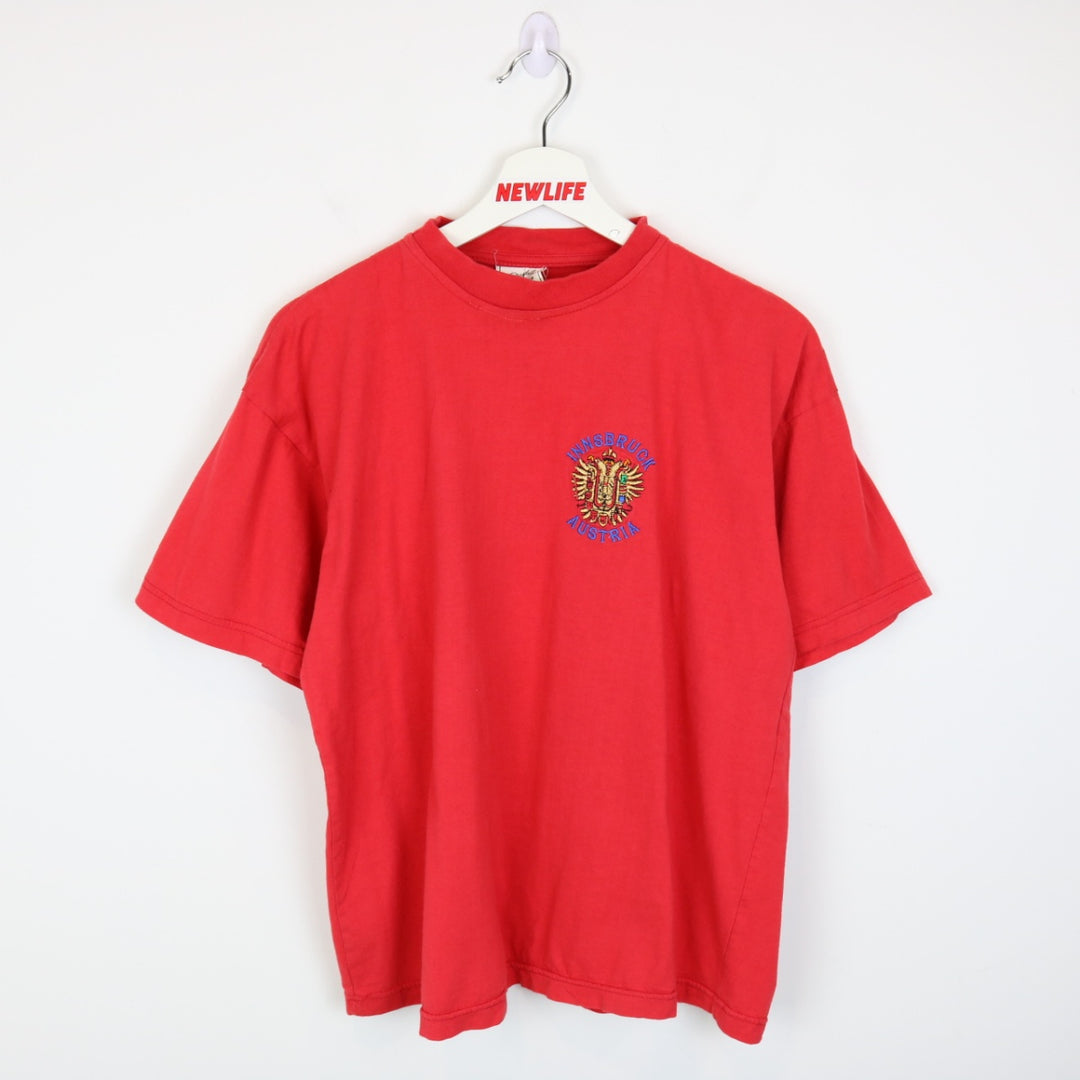 Vintage 90's Innsbruck Austria Tee - M-NEWLIFE Clothing