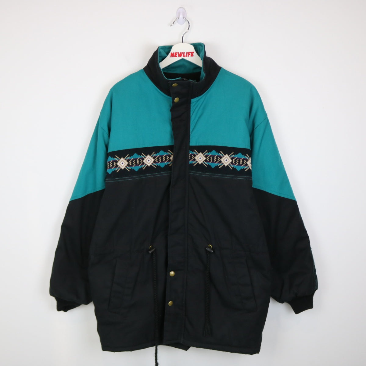 Vintage 90's Canyon Guide Aztec Puffer Jacket - L – NEWLIFE Clothing