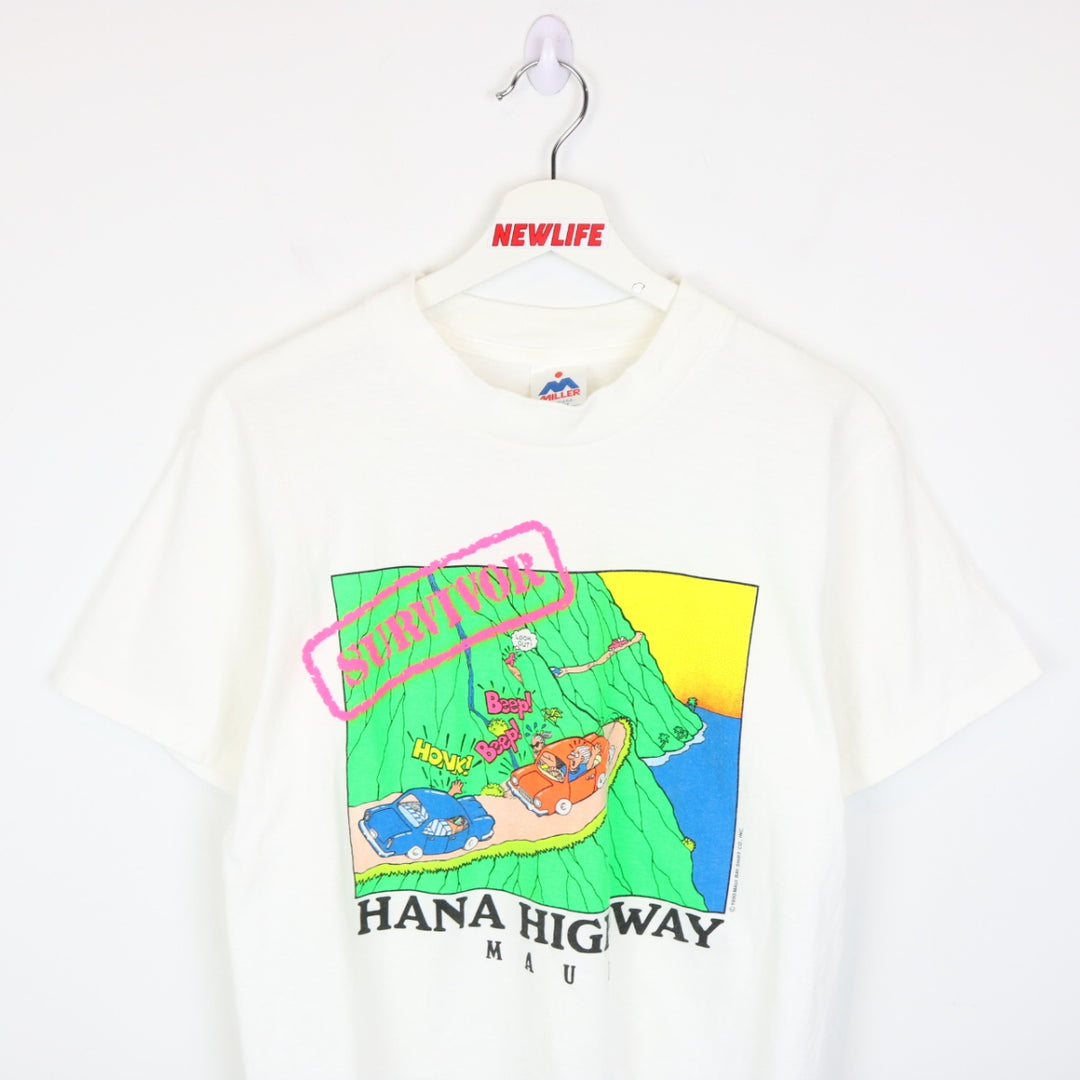 Vintage 1990 Hana Highway Maui Tee - S-NEWLIFE Clothing