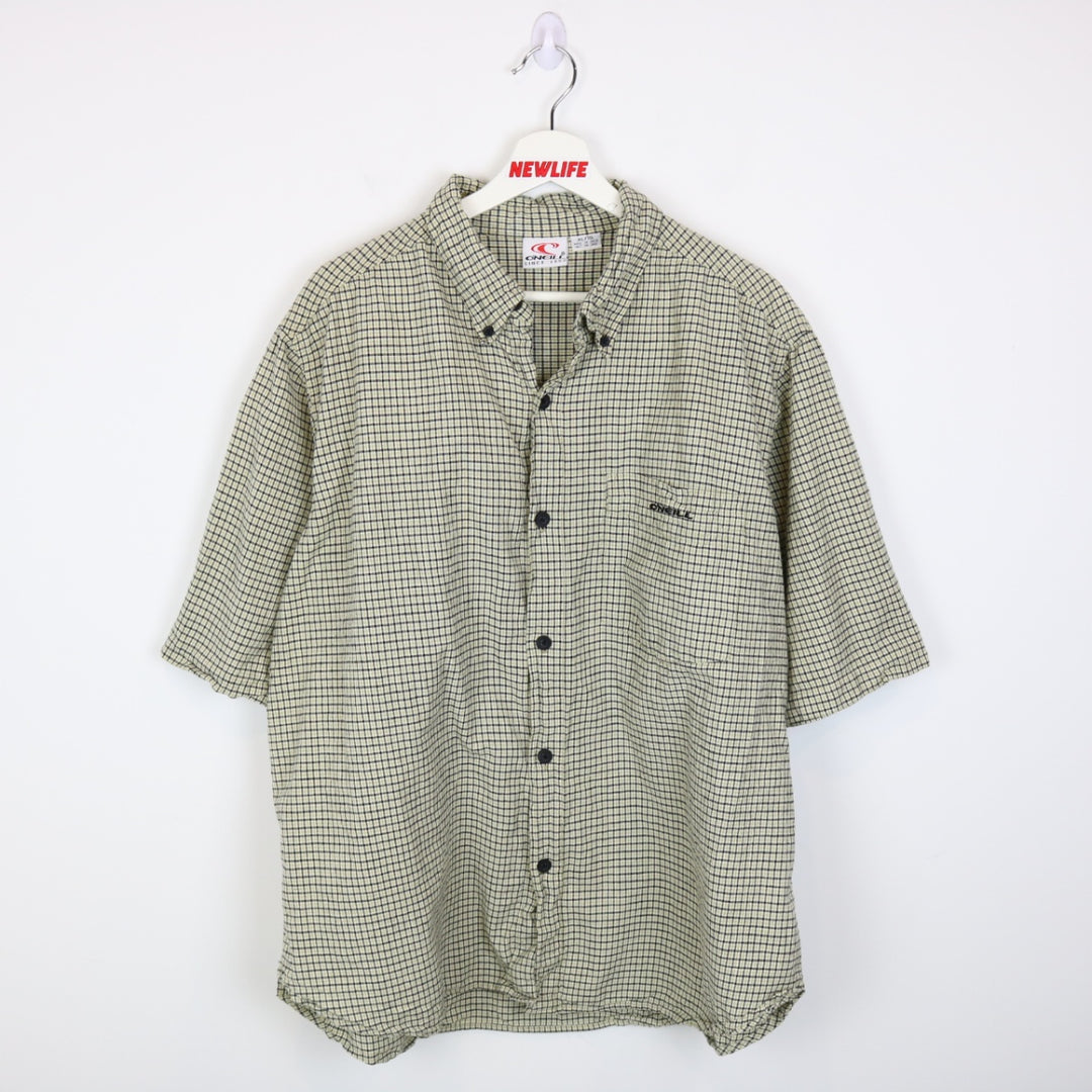 Vintage 90's O'Neil Plaid Short Sleeve Button Up - XL-NEWLIFE Clothing