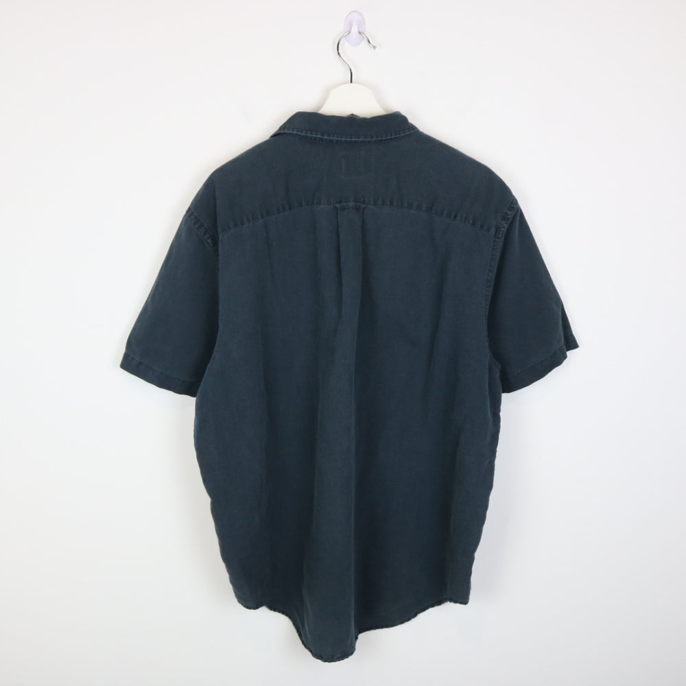 Vintage 90's GAP Linen Short Sleeve Button Up - L-NEWLIFE Clothing