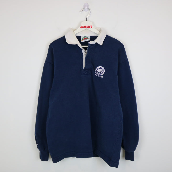 Vintage 00's Scotland Rugby Polo Shirt - XL-NEWLIFE Clothing