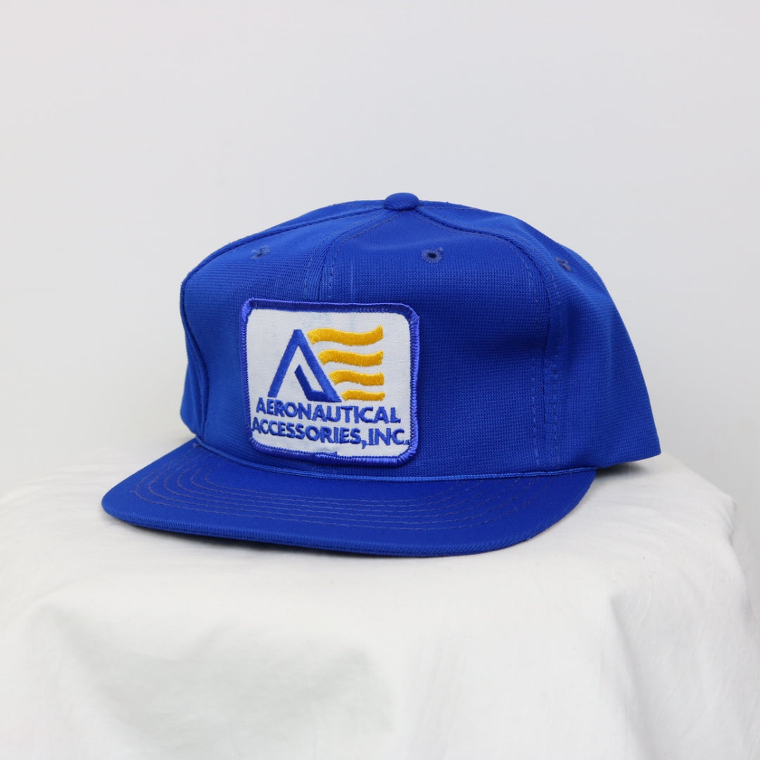 Vintage 80's Aeronautical Accessories Trucker Hat - OS-NEWLIFE Clothing