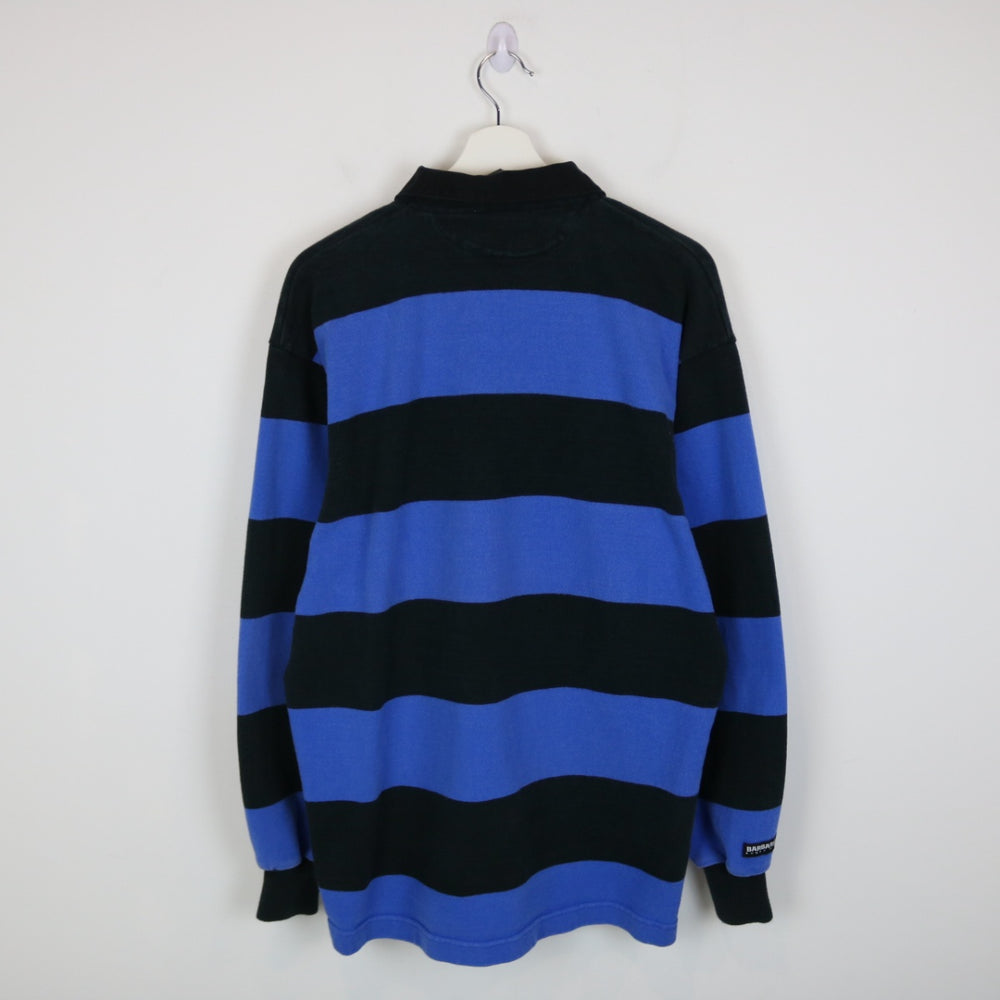 Vintage 00's Striped Rugby Polo Shirt - XL-NEWLIFE Clothing