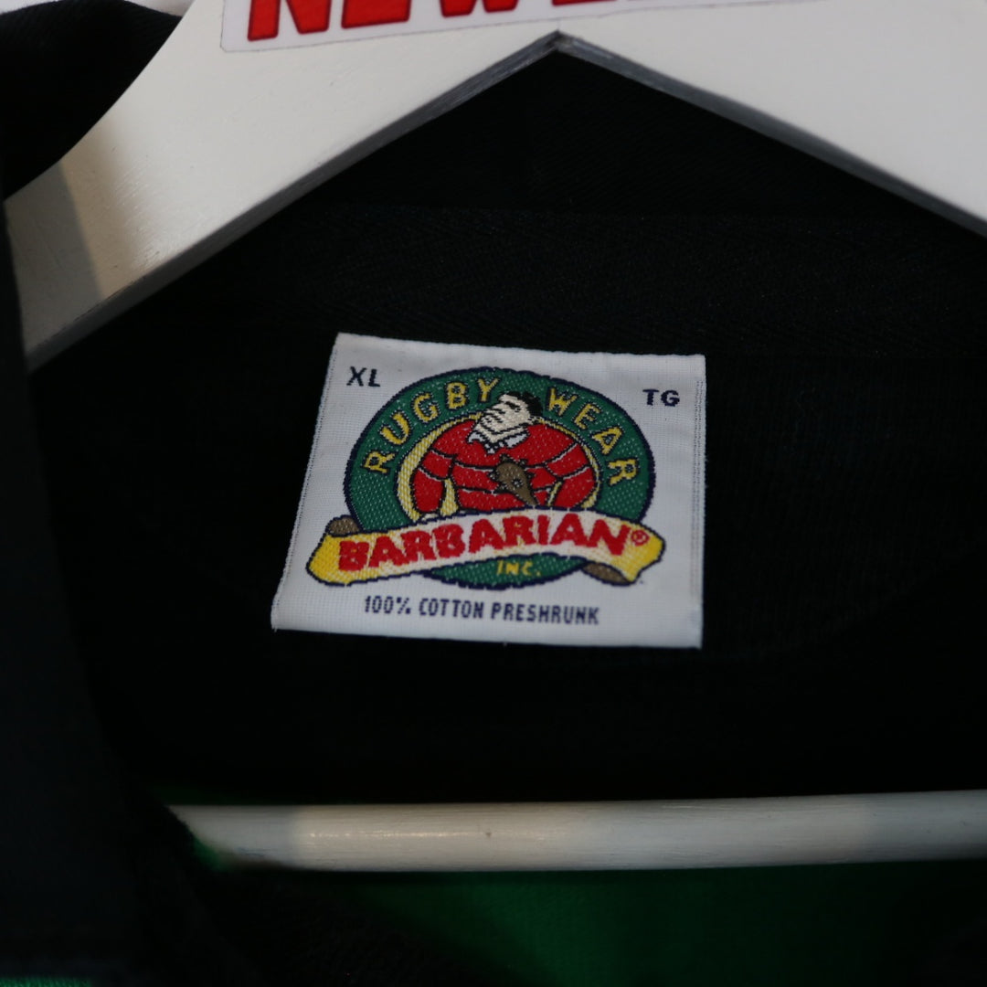 Vintage 00's Striped Rugby Polo Shirt - XL-NEWLIFE Clothing