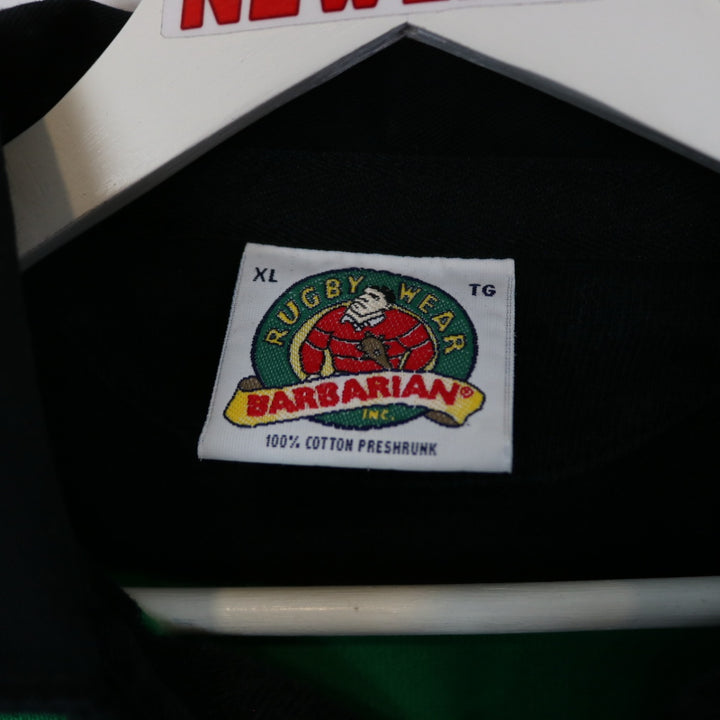 Vintage 00's Striped Rugby Polo Shirt - XL-NEWLIFE Clothing