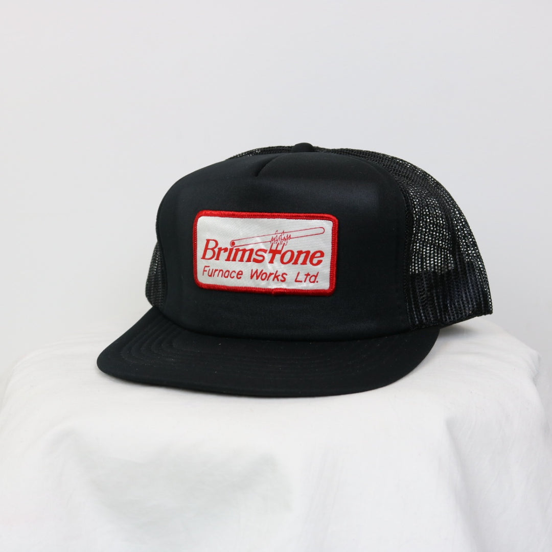 Vintage 80's Brimstone Furnace Trucker Hat - OS-NEWLIFE Clothing