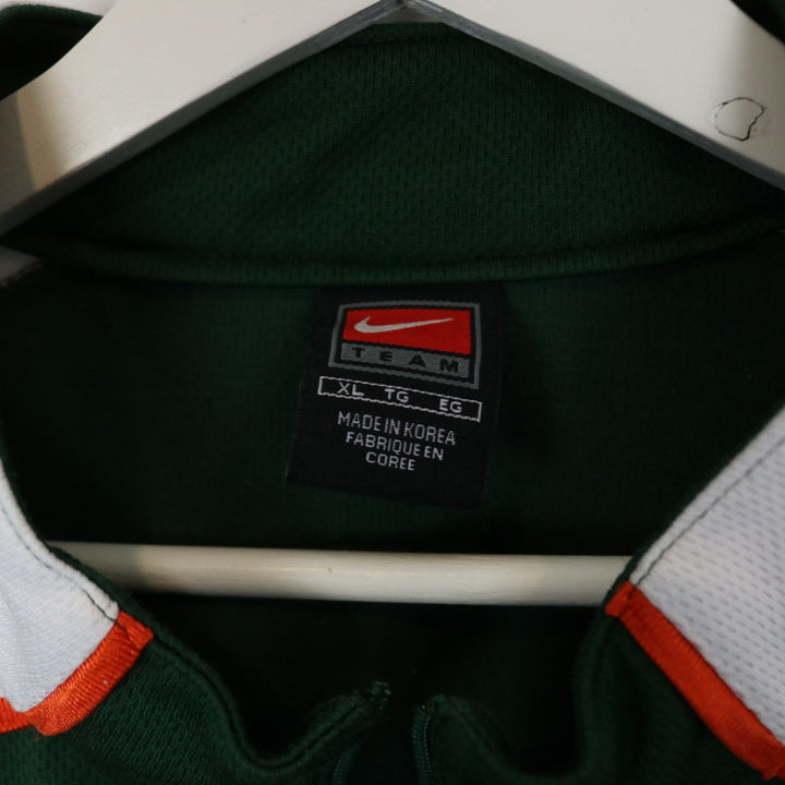 Vintage 90's University of Miami Half Zip Pullover - XL-NEWLIFE Clothing