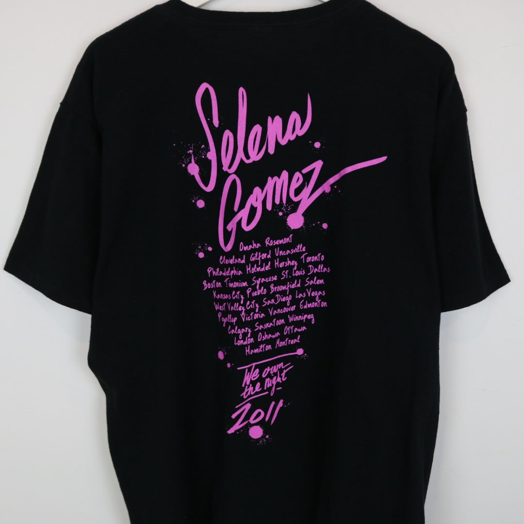 2011 Selena Gomez We Own the Night Tour Tee - L-NEWLIFE Clothing