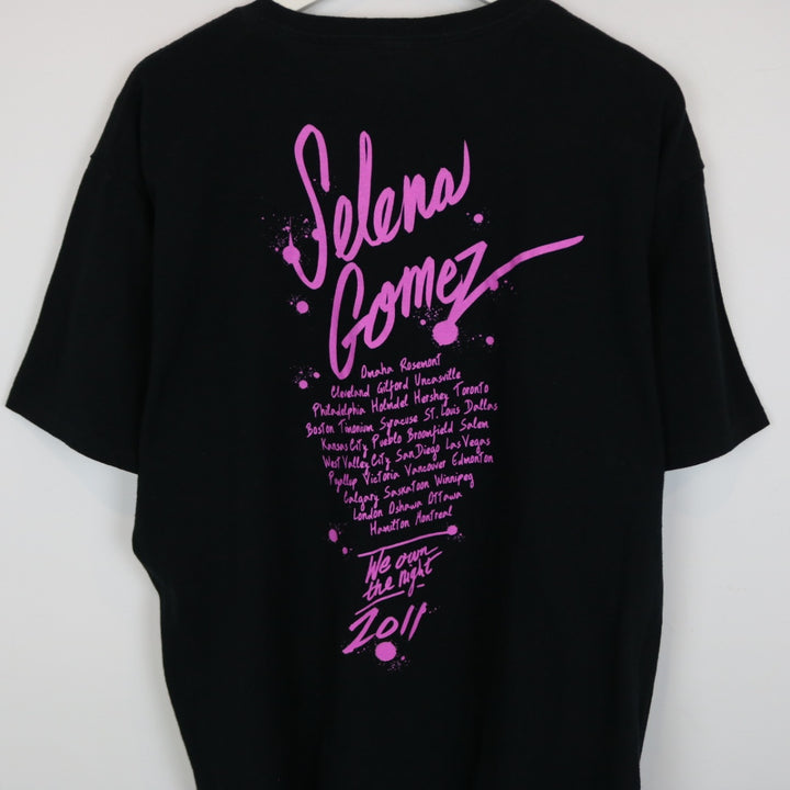 2011 Selena Gomez We Own the Night Tour Tee - L-NEWLIFE Clothing
